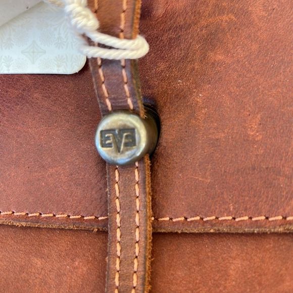 We the Free Handcrafted LEATHER BACKPACK in Cognac Brown - Picture 2 of 6